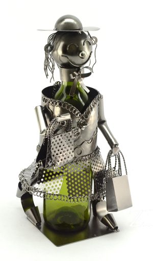 BOTTLE HOLDER, SHOPPING LADY