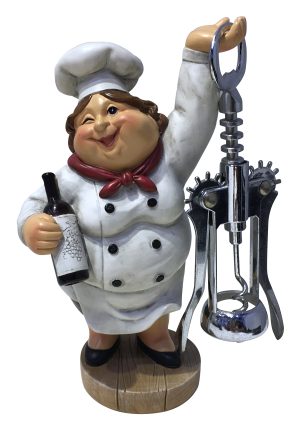 7.5" LADY CHEF W/ CORK OPENER