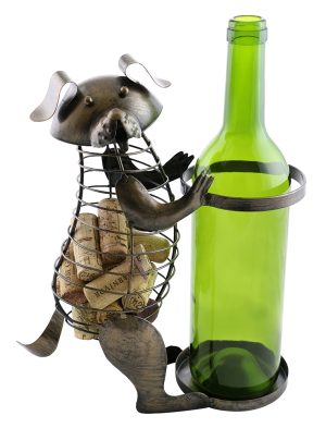 11" DOG BOTTLE & CORK HOLDER