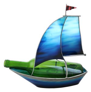 12X12 SAIL BOAT BOTTLE HOLDER