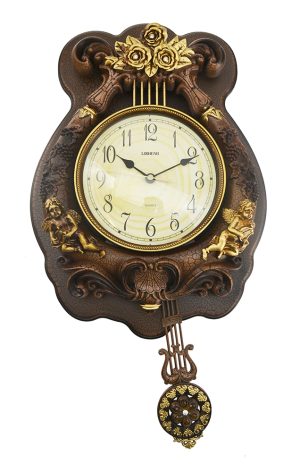 23X12 WALL CLOCK W/ PENDULUM