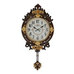 26X13 WALL CLOCK W/ PENDULUM