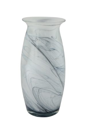 12" MARBLE-STYLE FINISH VASE