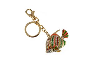 KEYCHAIN, MULTICOLOR GOLD-FISH