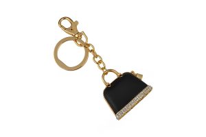 KEYCHAIN, LADY'S BLACK BAG