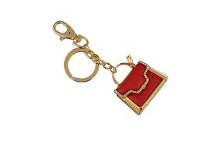 KEYCHAIN, LADY'S RED BAG