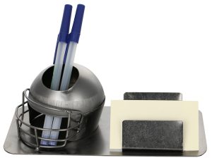 8X4 PEN & BIZ CARD HOLDER, FOOTBALL HELMET